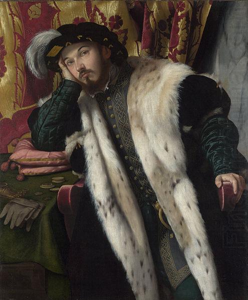 MORETTO da Brescia Portrait of Count Fortunato Martinengo Cesaresco china oil painting image